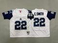 Youth Emmitt Smith  #22 Dallas Cowboys White Vintage Throwback Jersey