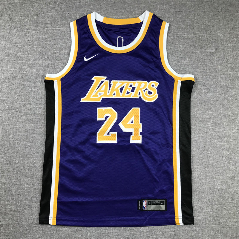 Youth Kobe Bryant Los Angeles Lakers #24  Embroidered  Jersey