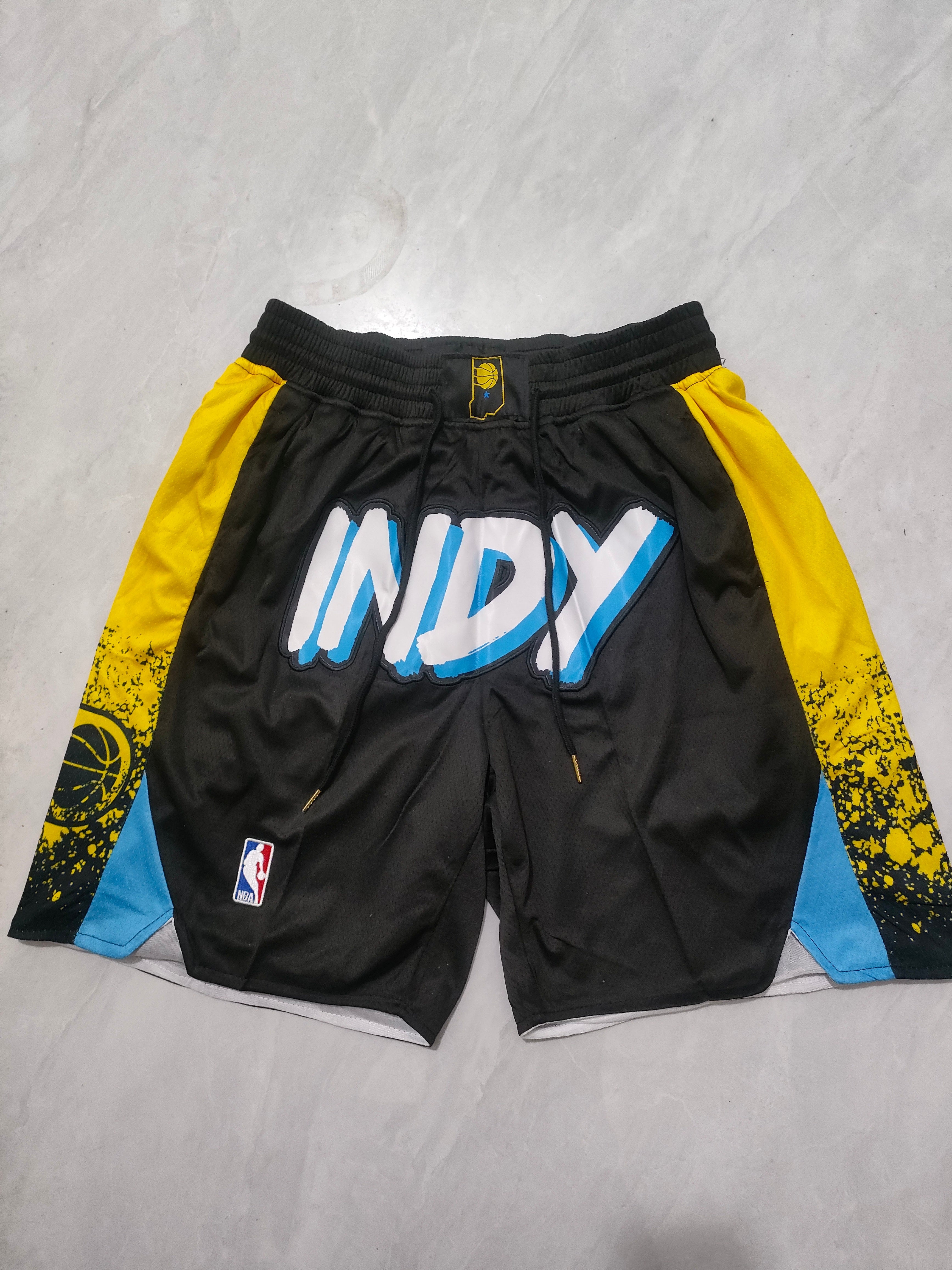 Indiana Pacers 2024 Black Pocket Shorts