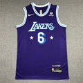 Lebron James  #6 Los Angeles Lakers 2022 City Edition Swingman Jersey - Embroidered