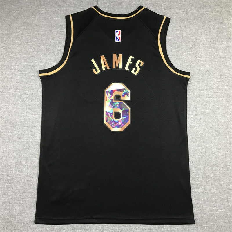 Lebron James  #6 Los Angeles Lakers City Edition Swingman Jersey - Embroidered