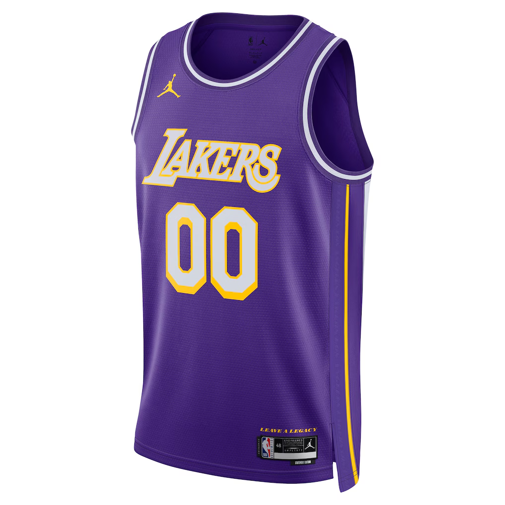 Custom Los Angeles Lakers Purple Jersey