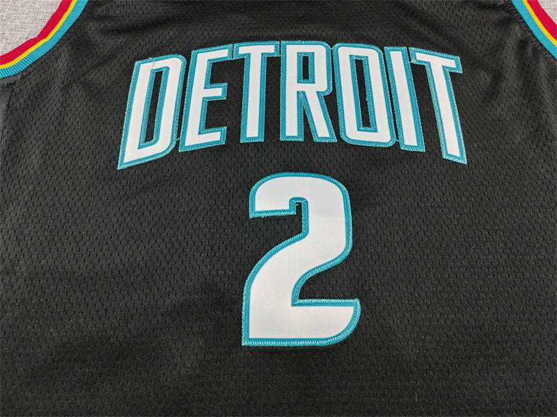 Detroit Pistons Cade Cunningham #2 2026 City Edition Swingman – Embroidered Jersey