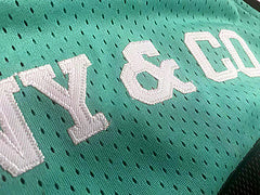 Co. x SPALDING x Mitchell & Ness three-party collaboration Green 57 MN