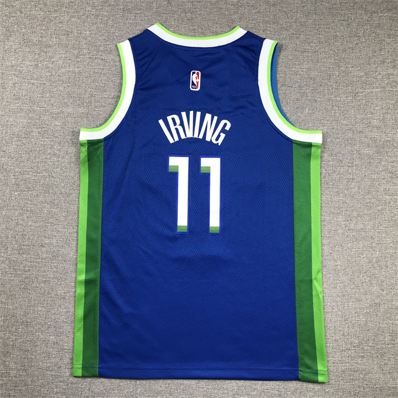 Youth Kyrie Irving Dallas Mavericks #11 City Edition Embroidered  Jersey