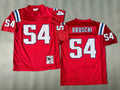 Mens Tedy Bruschi#54 New England Patriots Vintage Throwback Jersey