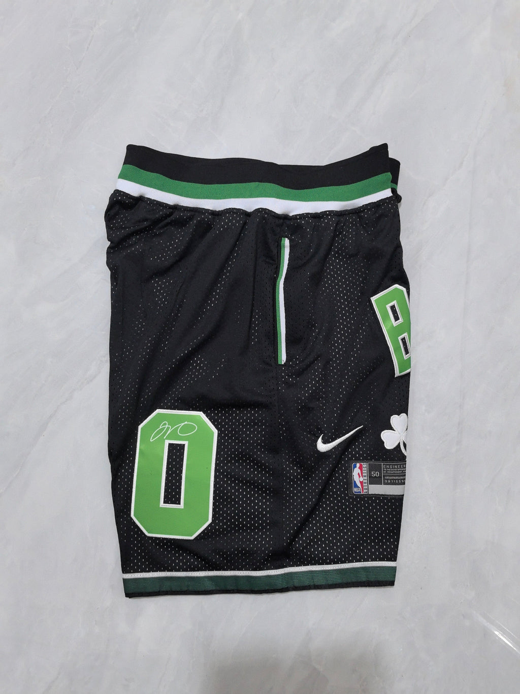 Boston Celtics Black Retro Pocket Shorts
