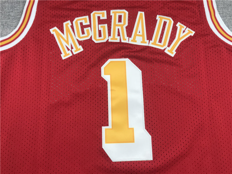 Houston Rockets Tracy McGrady #1 2004-05 Throwback — Embroidered Jersey