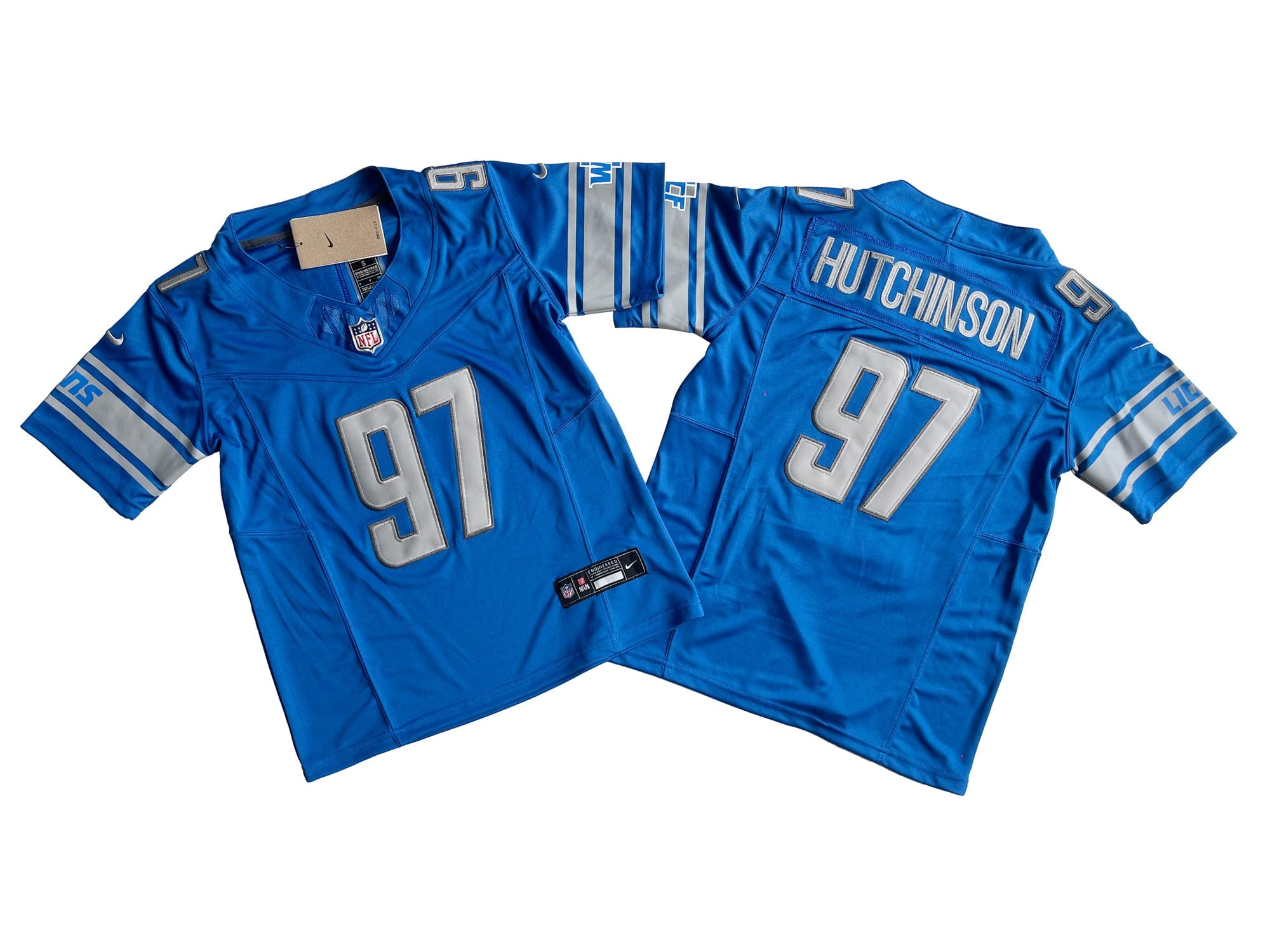 Youth Detroit Lions 97# Aidan Hutchinson  Vapor F.U.S.E. Limited Jersey