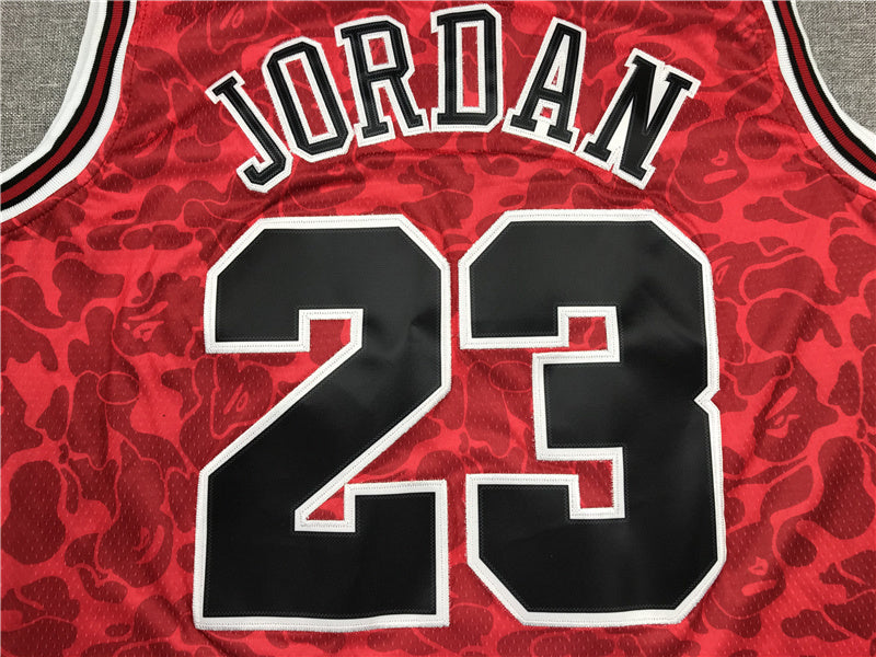 Chicago Bulls Michael Jordan BAPE #23 1996-97 Throwback — Embroidered