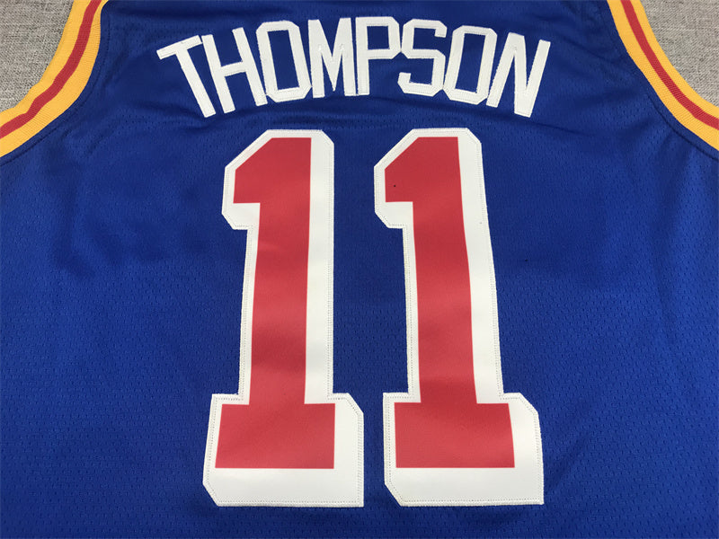 Golden State Warriors Klay Thompson #11 75th Anniversary City Edition Swingman Jersey — Embroidered