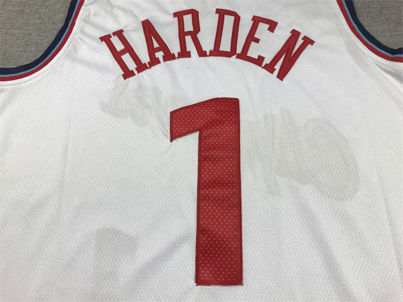 LA Clippers James Harden #1 City Edition Swingman Jersey - Embroidered
