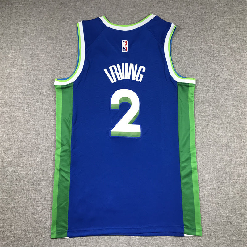 Dallas Mavericks Kyrie Irving #2 2023 City Edition Swingman Jersey — Embroidered
