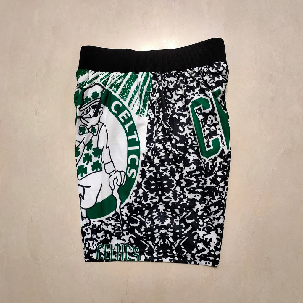 Boston Celtics MitchellNessMN large logo sweatpants