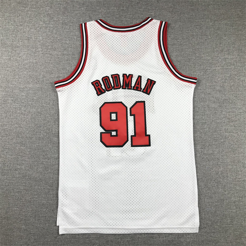 Youth Dennis Rodman Chicago Bulls #91 Embroidered Jersey