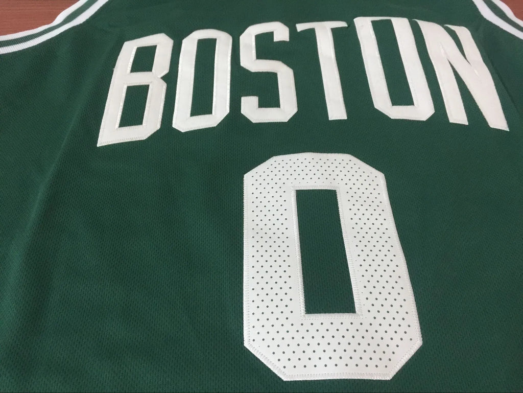 Men's Boston Celtics Jayson Tatum #0 Green Swingman Jersey
