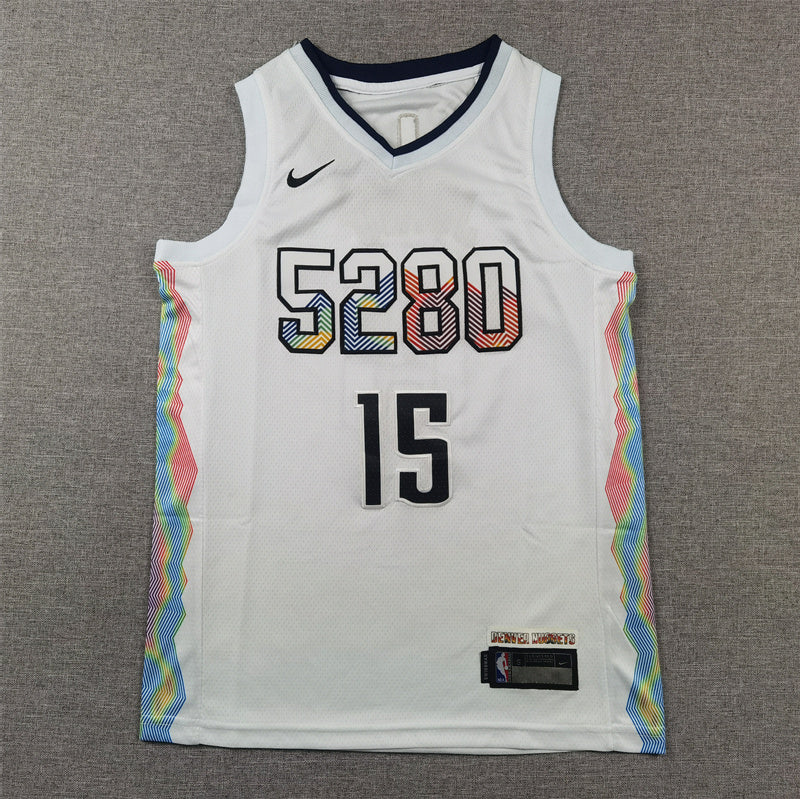 Youth Nikola Jokić Denver Nuggets #15 City Edition Embroidered  Jersey