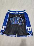 NCAA Duke University Black Pocket Shorts