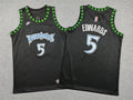 Youth Anthony Edwards Minnesota Timberwolves #5  Embroidered Jersey