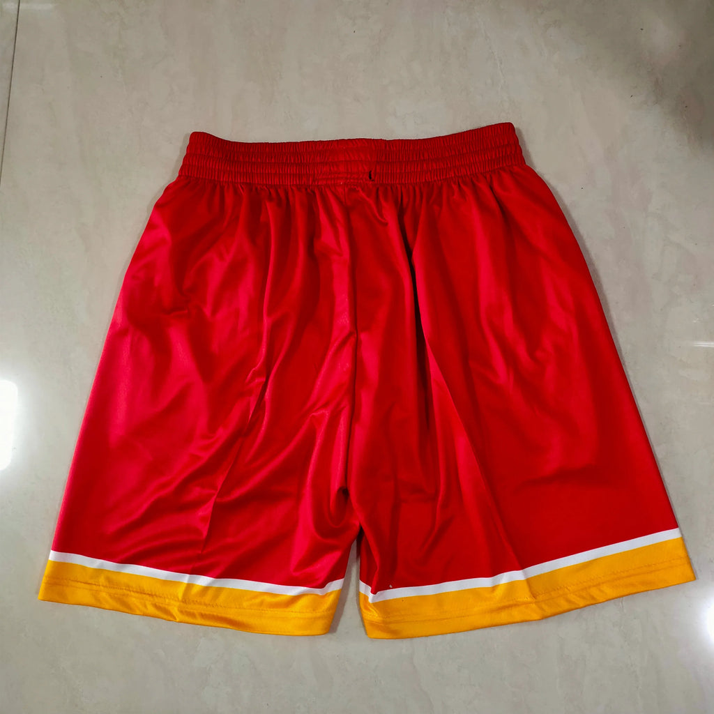 Houston Rockets co-branded red pocket pants