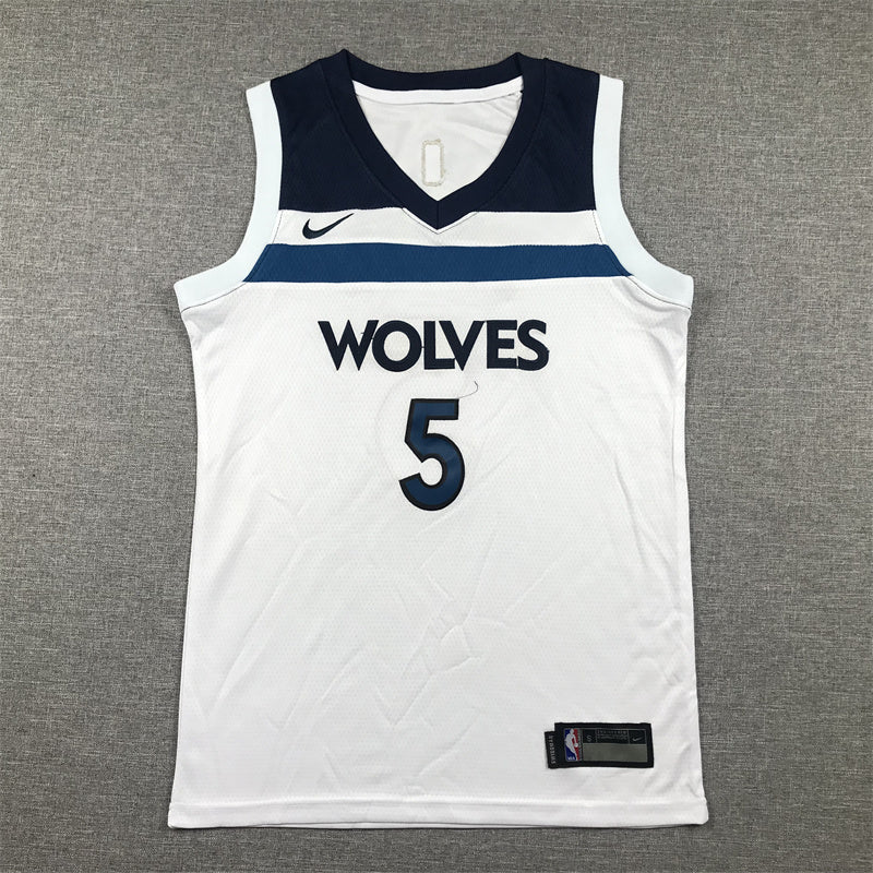 Youth Anthony Edwards Minnesota Timberwolves #5 Association Edition Embroidered Jersey