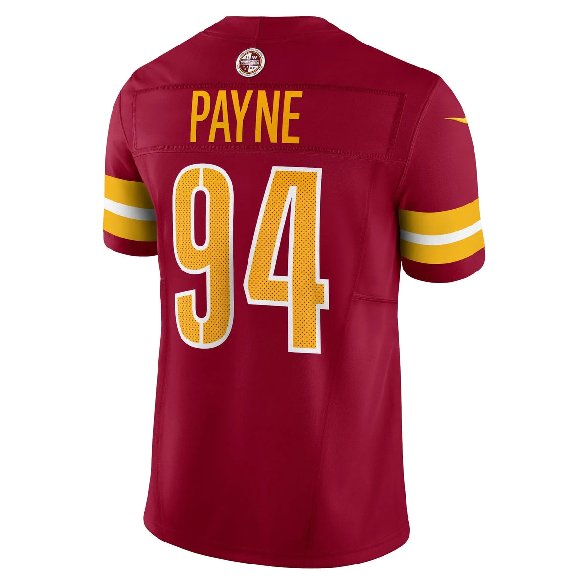 Daron Payne Washington Commanders  Vapor F.U.S.E. Limited Jersey - Burgundy