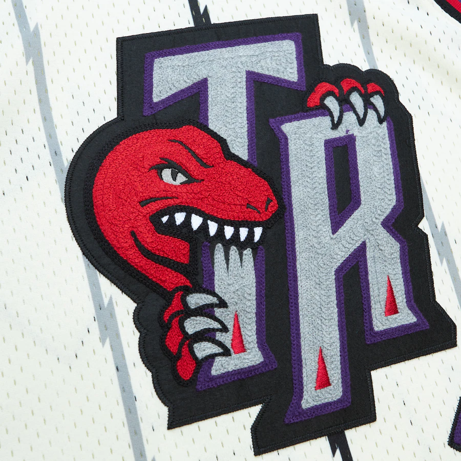 Toronto Raptors Vince Carter Cream Chainstitch Swingman Jersey