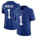 Malik Nabers #1 New York Giants Blue Vapor F.U.S.E. Limited Jersey