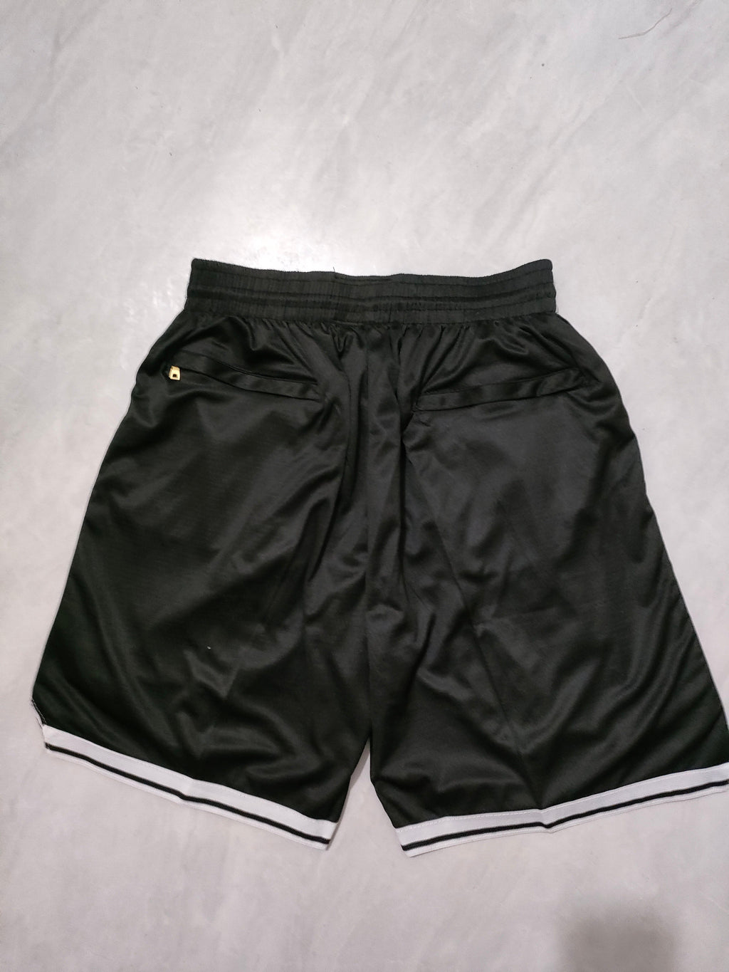 Brooklyn Nets Black Regular Pocket Shorts