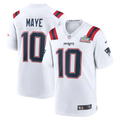 Drake Maye #10 Super Bowl New England Patriots Jersey