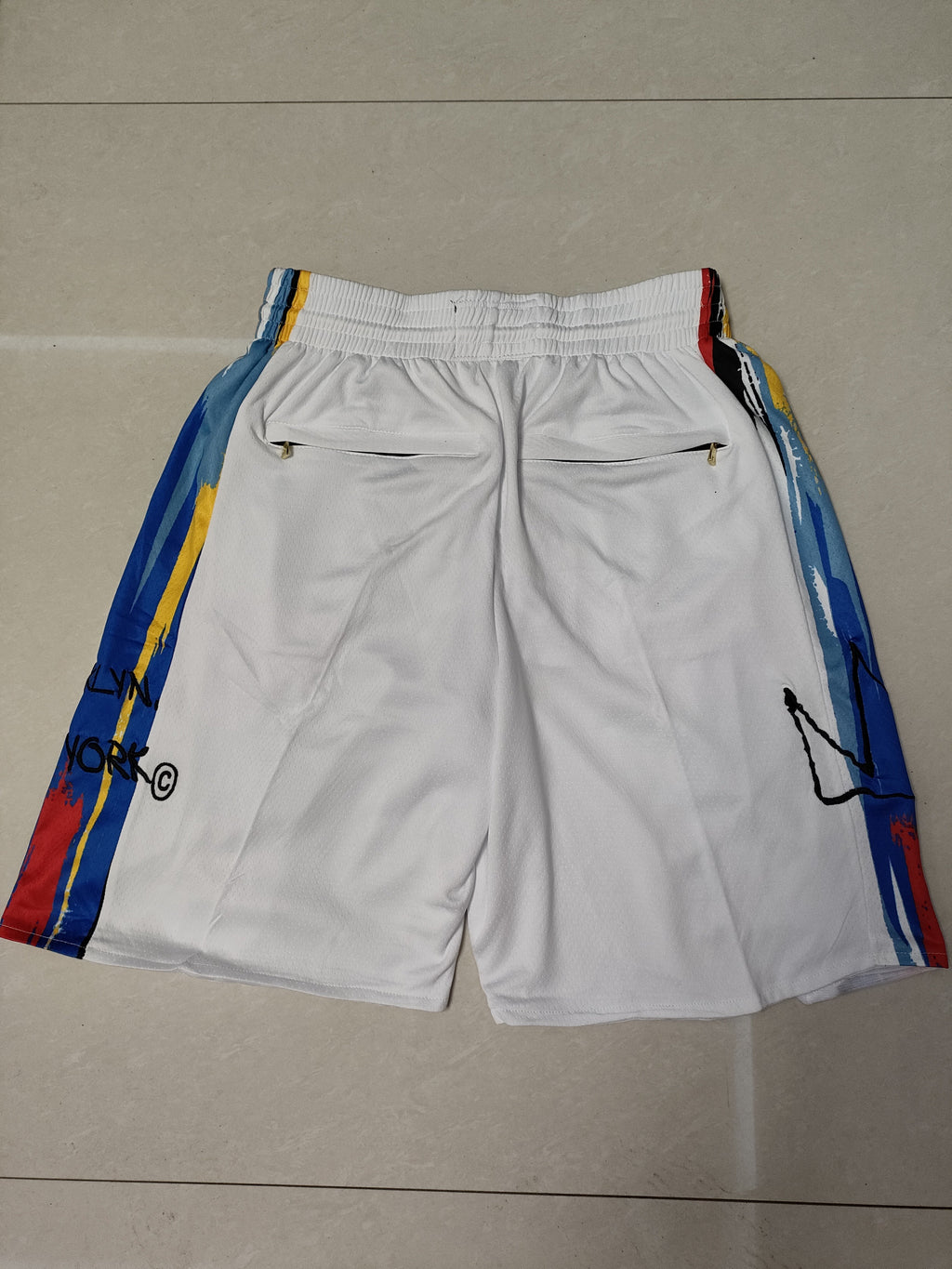 Brooklyn Nets White City Edition Pocket Pants