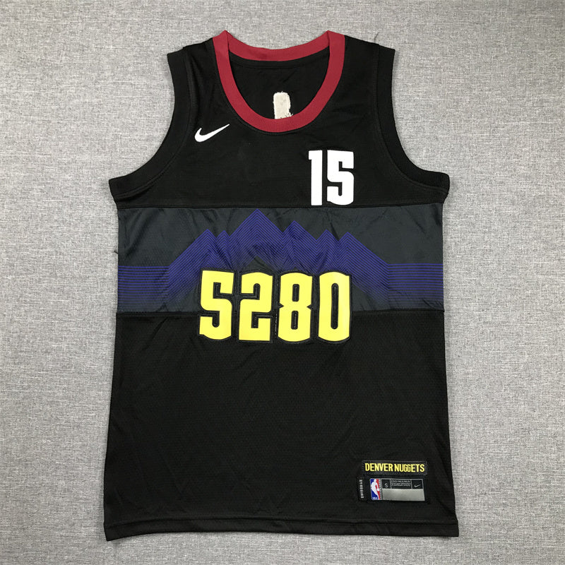 Youth Nikola Jokić Denver Nuggets #15 City Edition Embroidered  Jersey