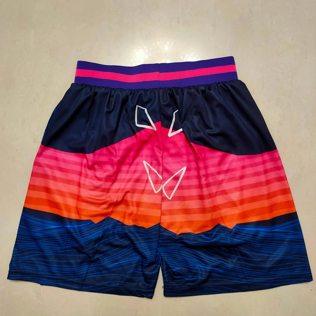 Miami Heat Transfer Print Pocket Pants