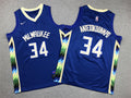 Youth Giannis Antetokounmpo Milwaukee Bucks #34 City Edition Embroidered Jersey