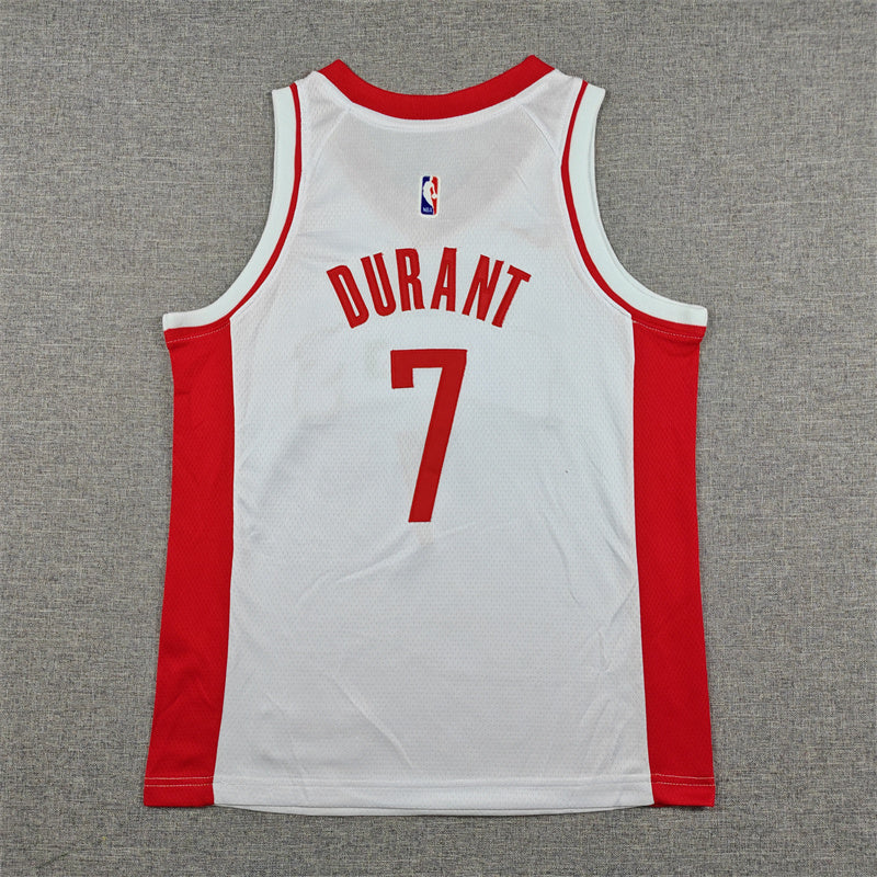 Youth Kevin Durant Houston Rockets #7  Embroidered  Jersey