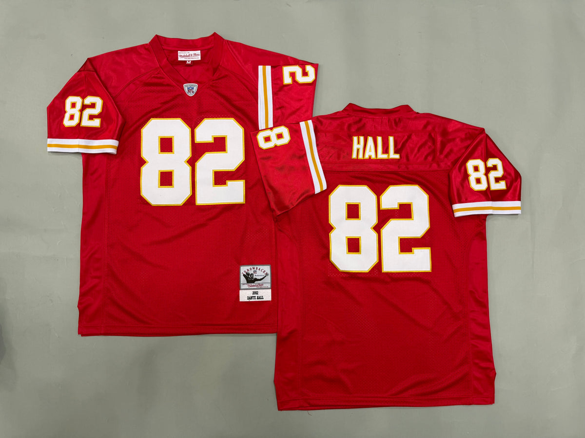 Mens Dante Hall#82 Kansas City Chiefs Vintage Throwback Jersey