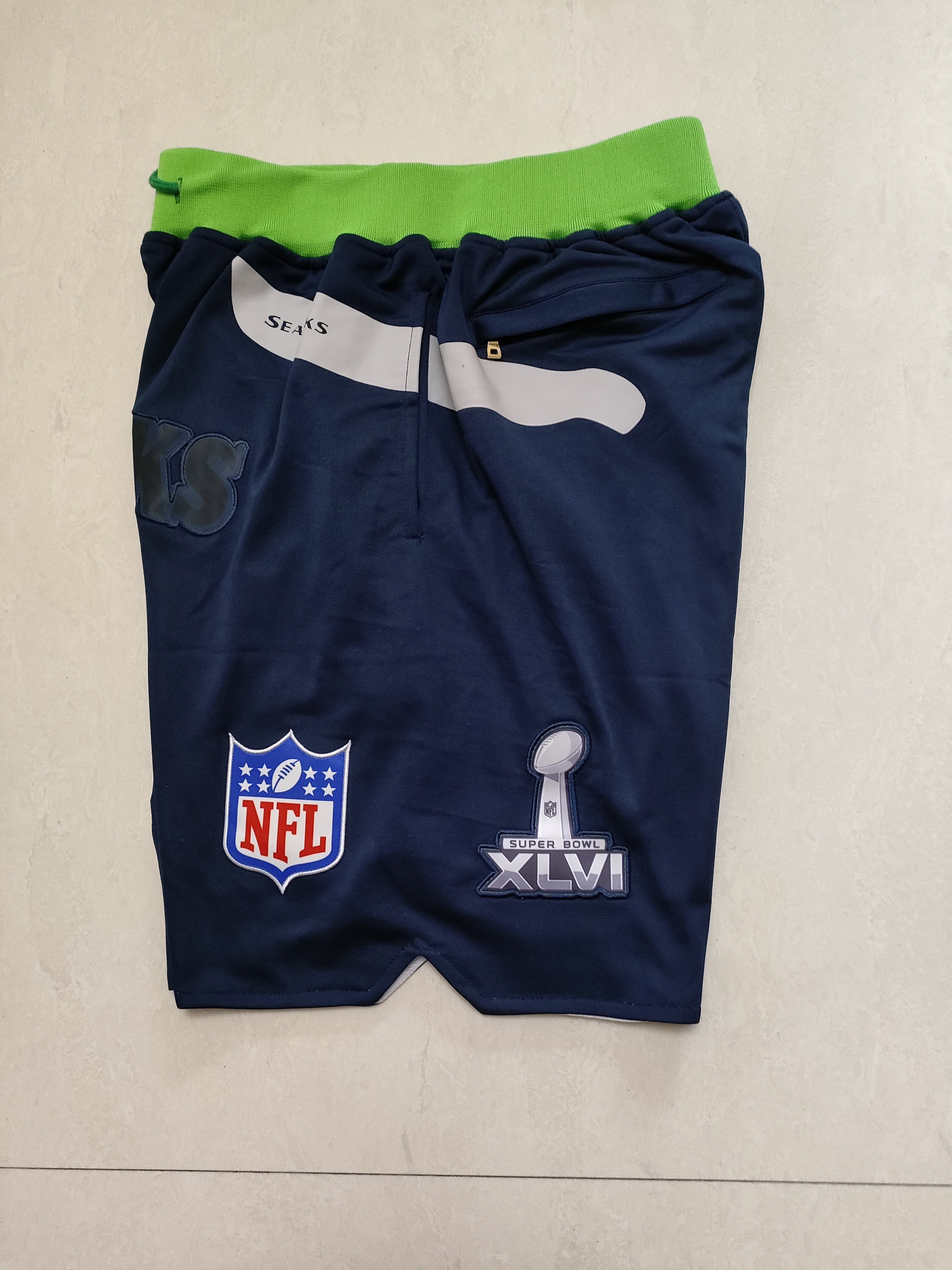Seattle Seahawks dark blue pocket pants