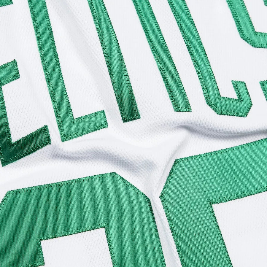 Men's Ray Allen White Boston Celtics 2007/08 Hardwood Classics Authentic Jersey
