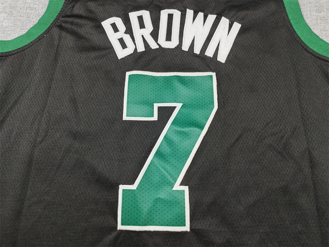 Boston Celtics Jaylen Brown #7 City Edition - Embroidered Jersey