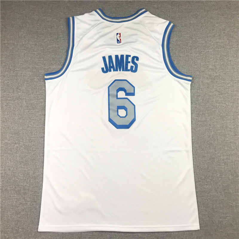 Lebron James  #6 Los Angeles Lakers City Edition Swingman Jersey - Embroidered
