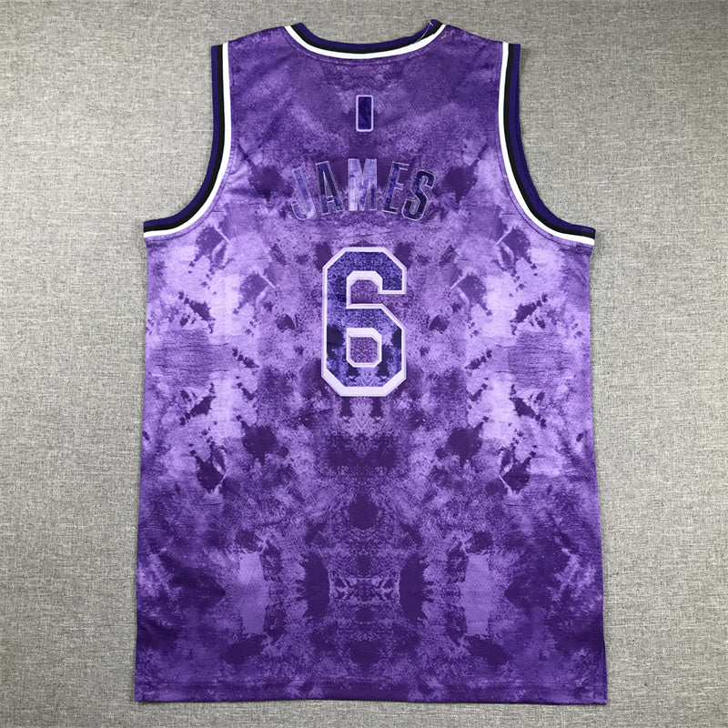 LeBron James #6 Los Angeles Lakers City Edition Swingman Jersey - Embroidered
