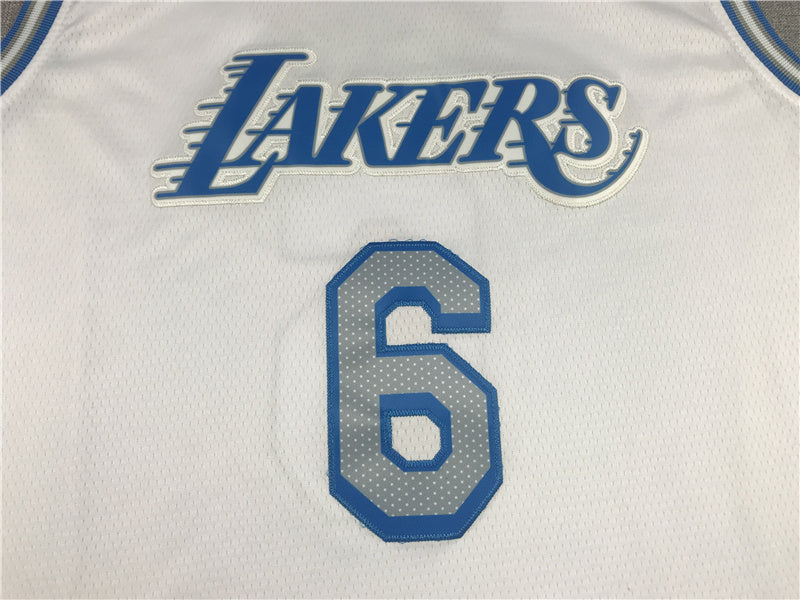 Lebron James  #6 Los Angeles Lakers City Edition Swingman Jersey - Embroidered