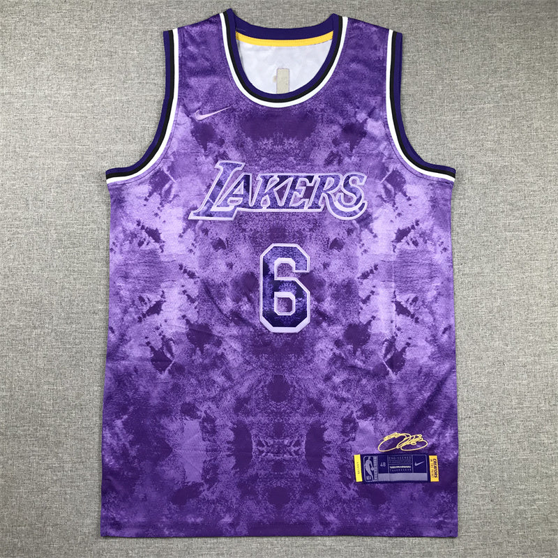 LeBron James #6 Los Angeles Lakers City Edition Swingman Jersey - Embroidered