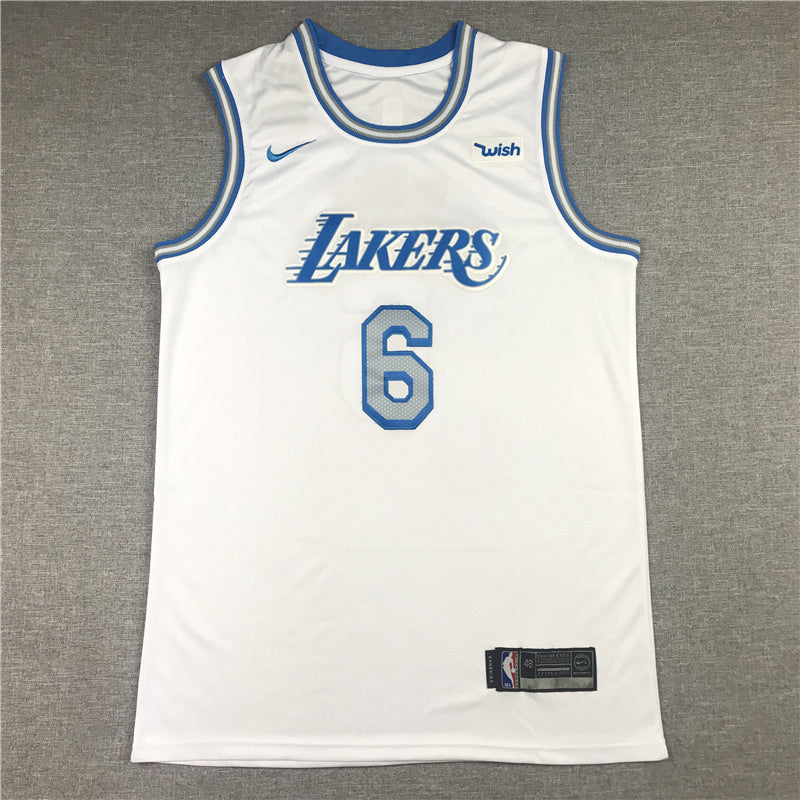 Lebron James  #6 Los Angeles Lakers City Edition Swingman Jersey - Embroidered