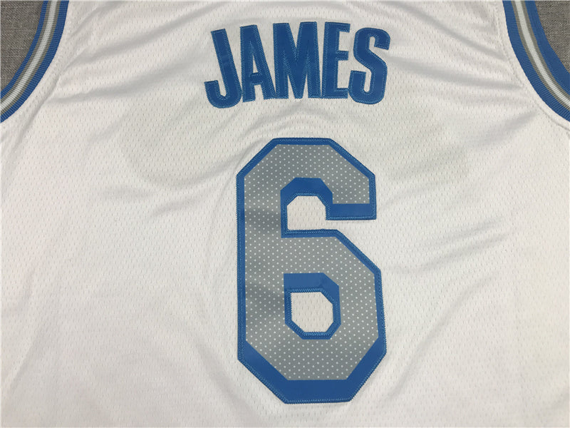 Lebron James  #6 Los Angeles Lakers City Edition Swingman Jersey - Embroidered