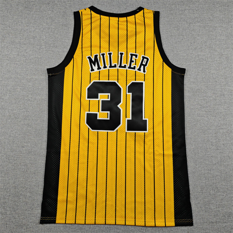 Indiana Pacers Reggie Miller #31 Throwback — Embroidered Jersey