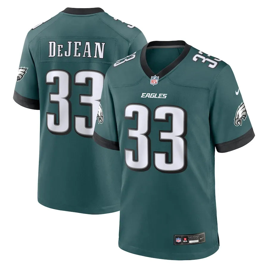 Men's Philadelphia Eagles Cooper DeJean Green Game Jersey