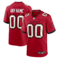 Custom Tampa Bay Buccaneers Red Game Jersey