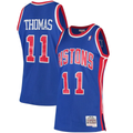 Detroit Pistons Isiah Thomas 1988-89 Blue Throwback — Embroidered