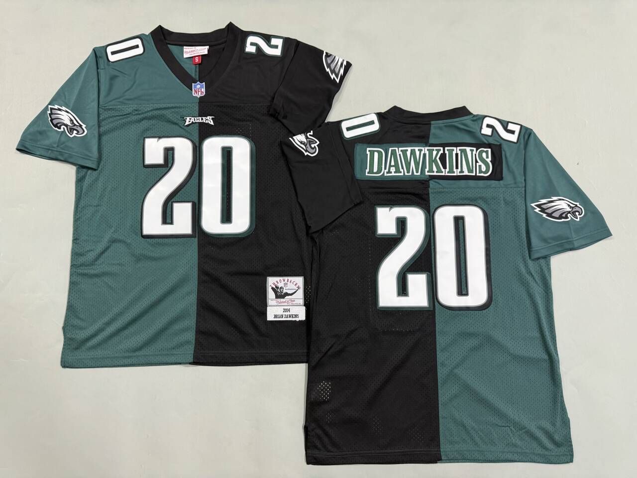 Mens Brian Dawkins#20 Philadelphia Eagles Vintage Throwback Jersey